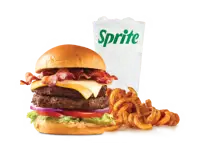 Double Big Cheesy Bacon Burger Meal