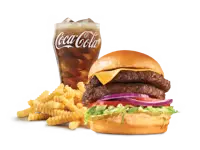 Double Deluxe Burger Meal