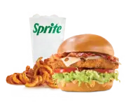 Chicken Bacon Swiss Sandwich Meal