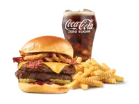 Double BBQ Bacon Burger Meal